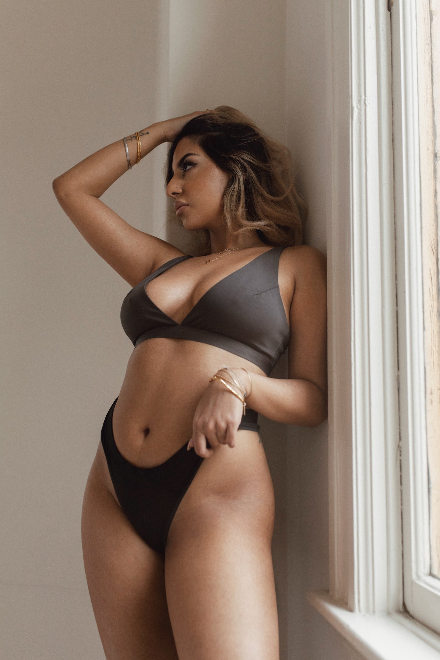 The Mykonos Bralette - Cobalt