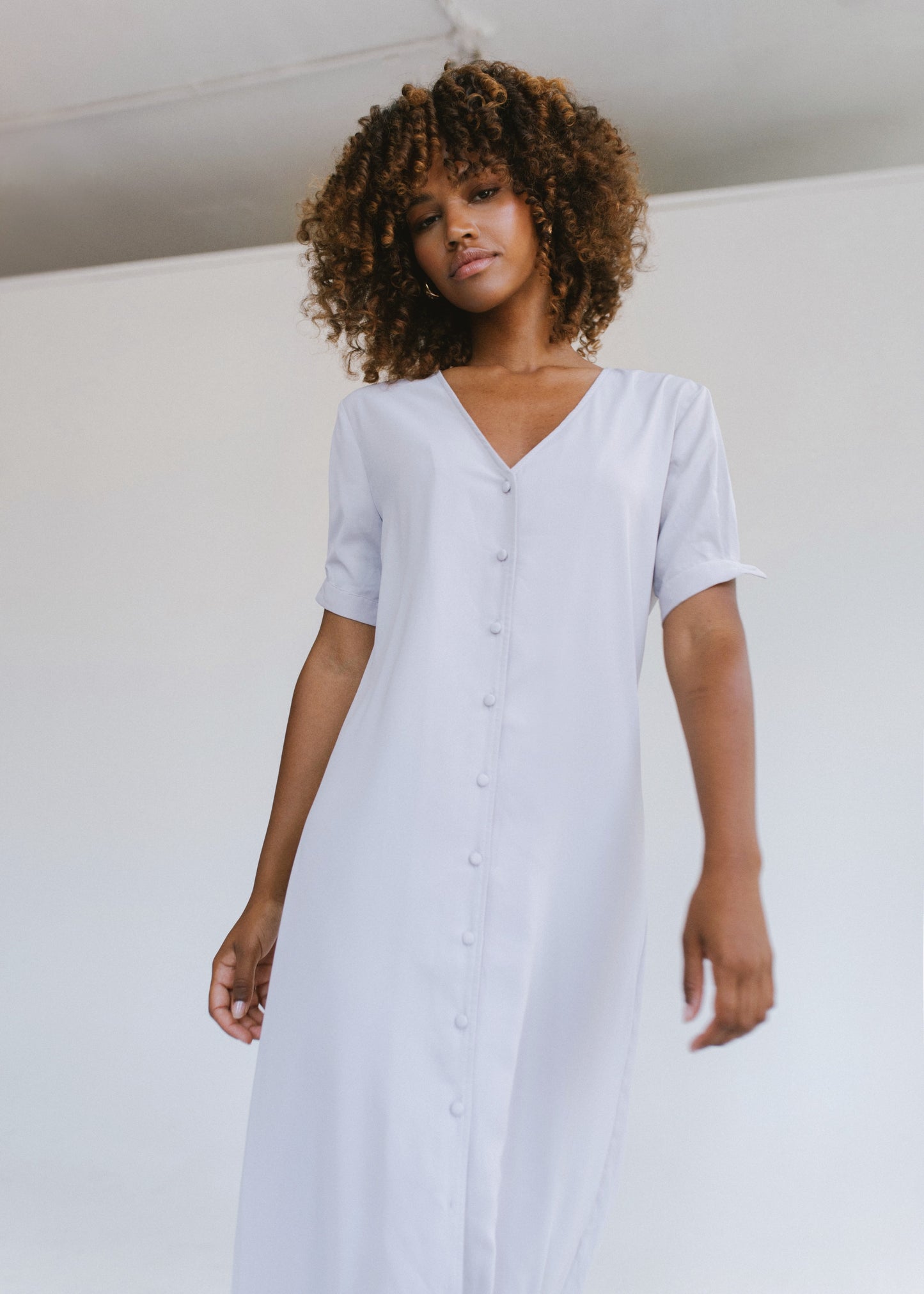 The Positano Dress - Powder Blue