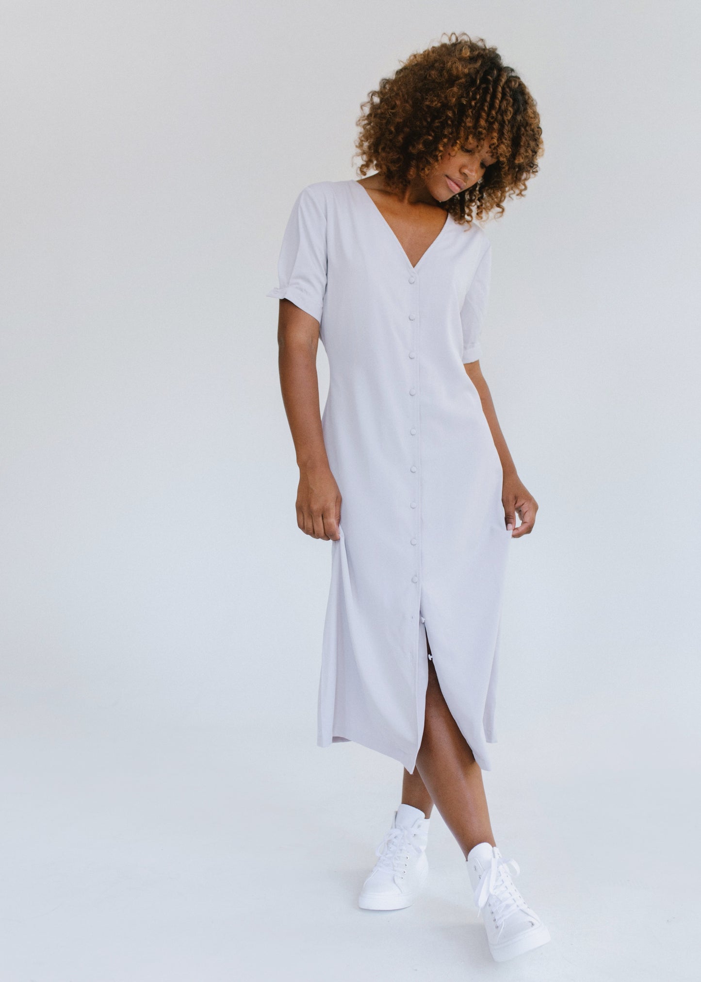 The Positano Dress - Powder Blue