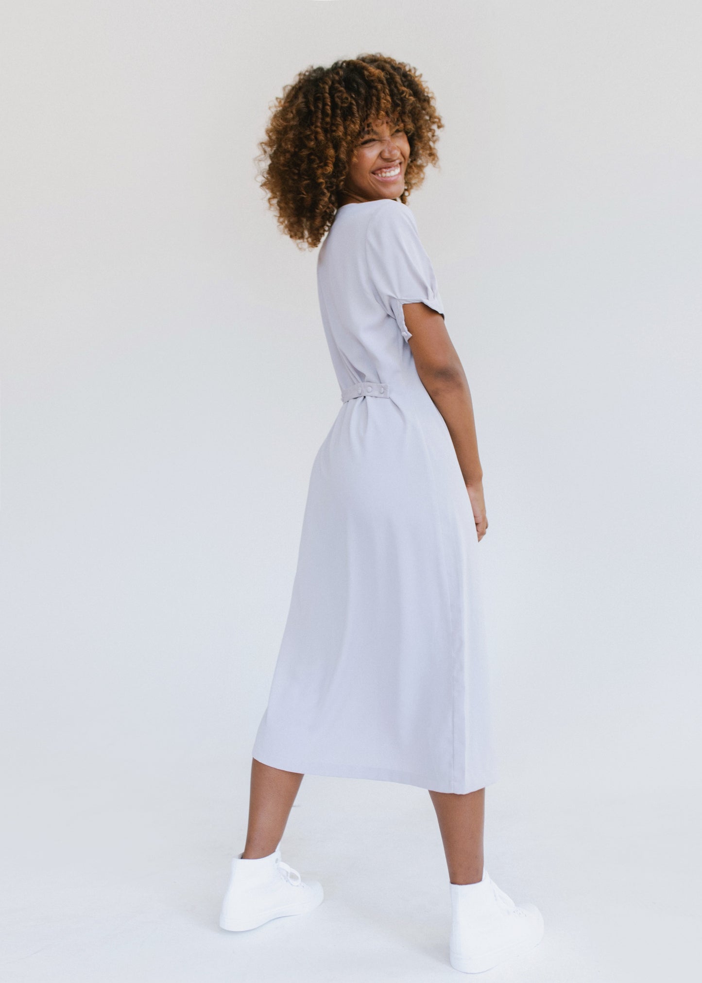 The Positano Dress - Powder Blue