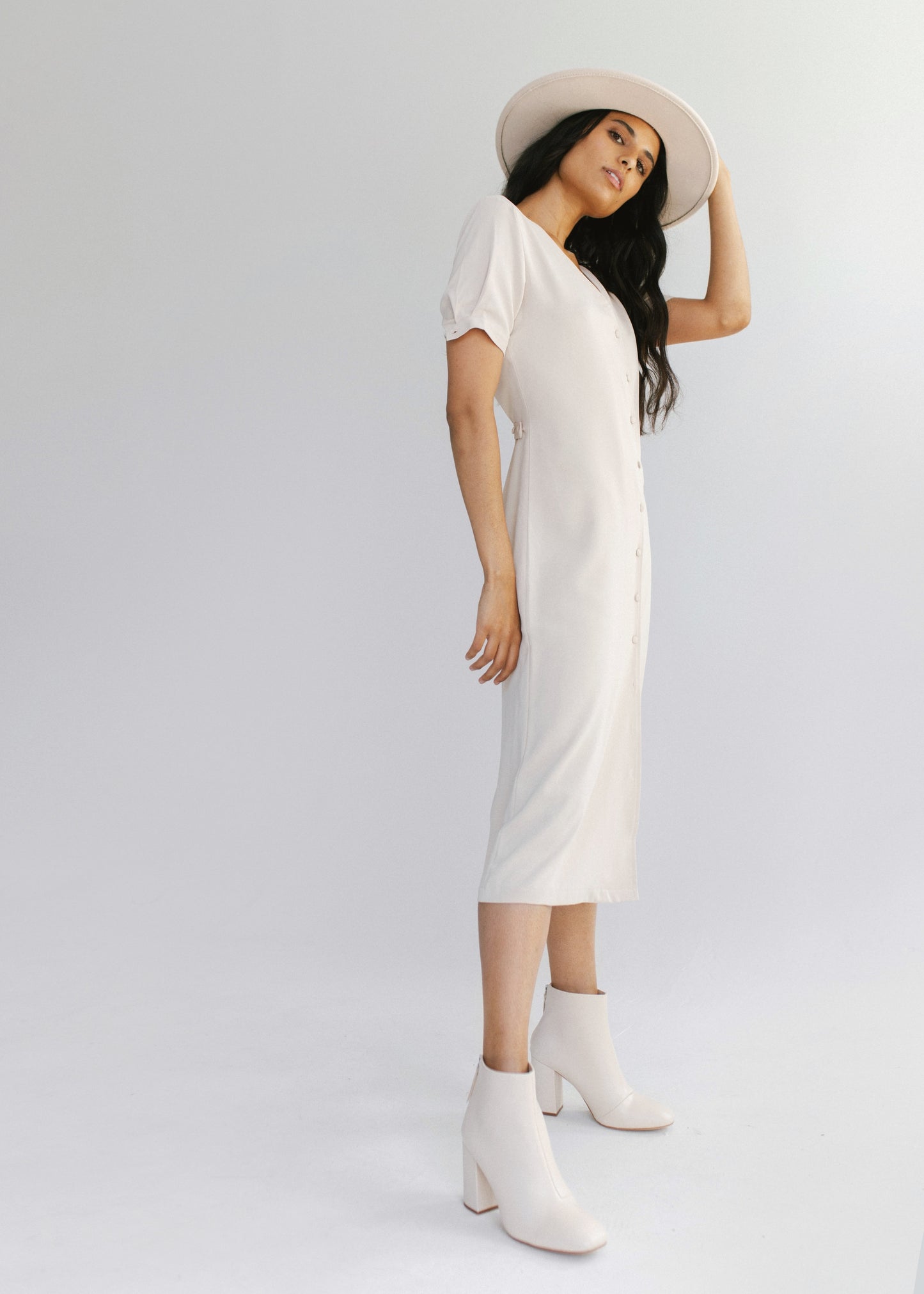 The Positano Dress - Nude Sand