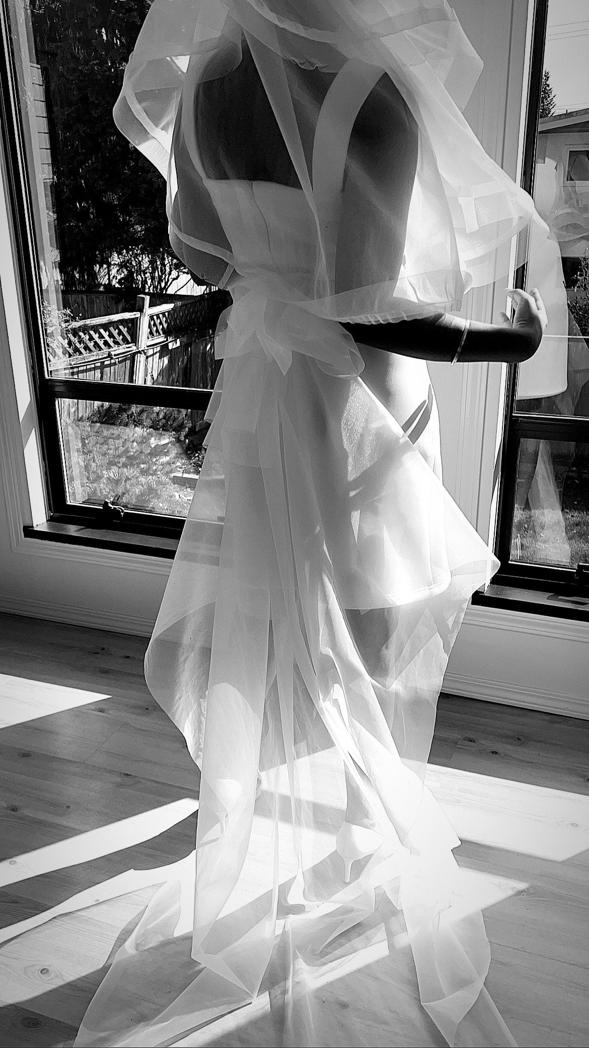 Detachable Bridal Tulle Terrain