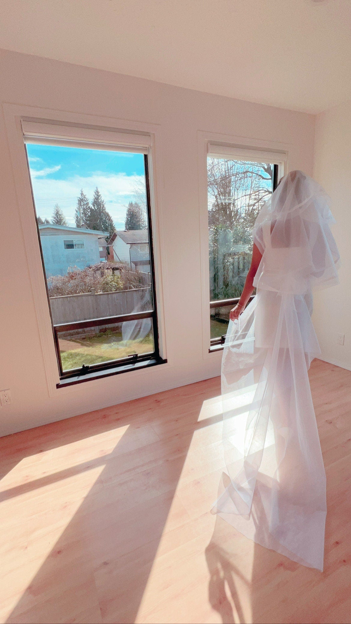 Detachable Bridal Tulle Terrain