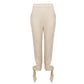 The Ultra Slim-Fit Rani Pearl Trousers - Nude