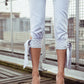 The Ultra Slim-Fit Rani Pearl Trousers - Powder Blue