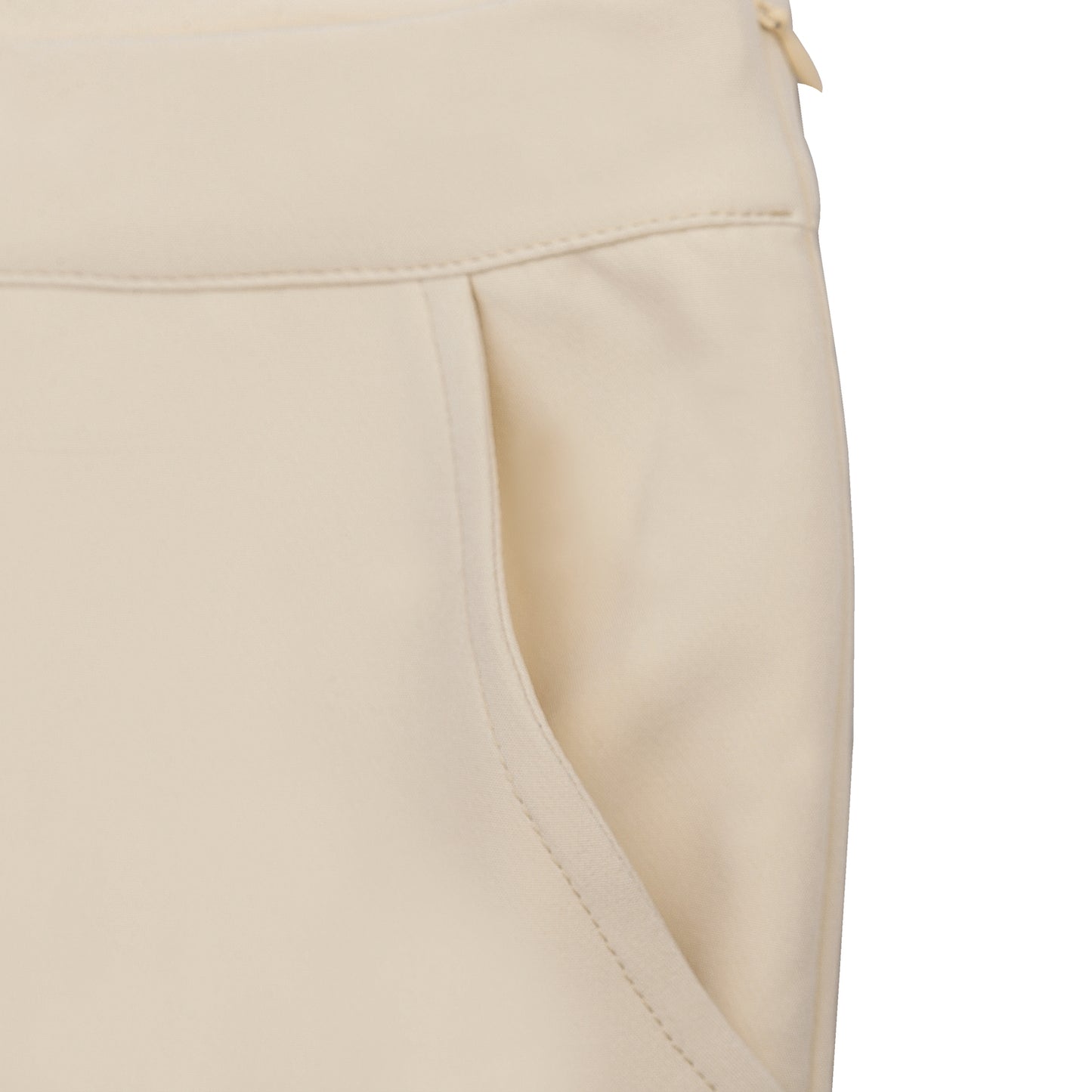 The Ultra Slim-Fit Rani Pearl Trousers - Nude