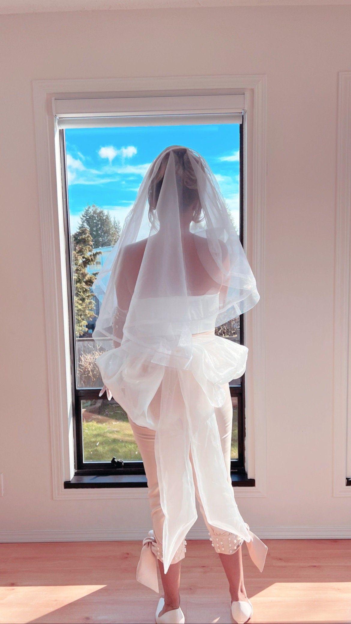 Organza Detachable Bridal Dress Bow